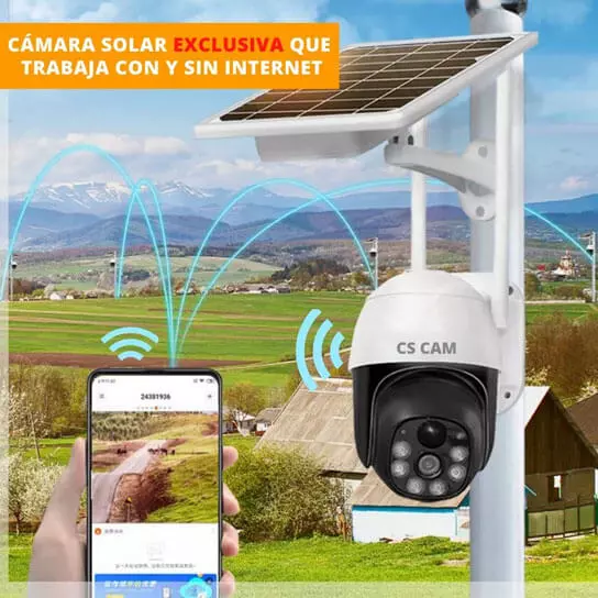 Camaras vigilancia con placa solar sin wifi Videocámaras de segunda mano  baratas