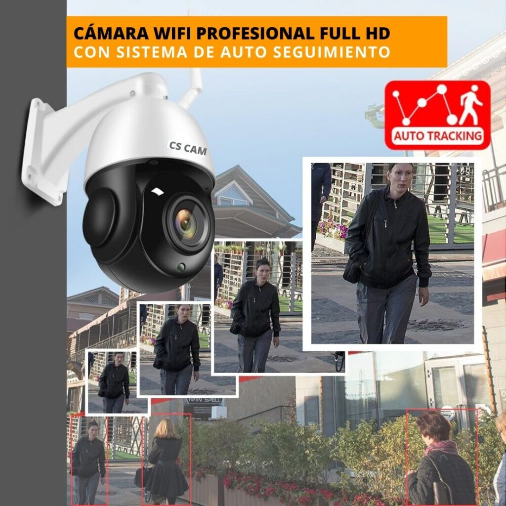 Cámara Inalambrica De Seguridad Y Vigilancia 1080p Zoom Óptico 5x