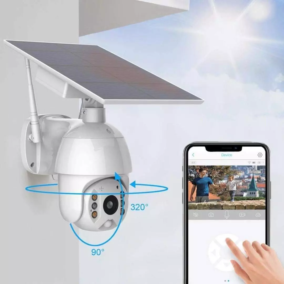 Cámara vídeo vigilancia alarma 4G SOLAR sin luz