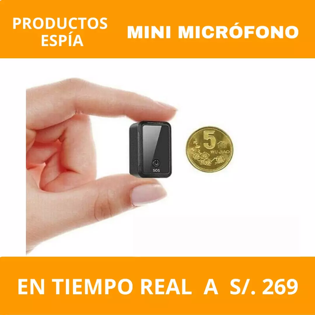 Mini Microfono espia 4g inalámbrico sin limites de Distancia 2023